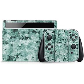 Skinit Decal Gaming Skin Compatible with Nintendo Switch OLED (2021) - Marbleized Mint Design in Kuwait