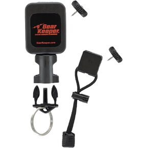 Gear Keeper Medium Flashlight Retractor With Stabilizer - Flashlight Holder With Threaded Stud Mount - Ideal First Responder, Police, Military & FireFighter Accessories - 22" Extension - USA Made in Kuwait