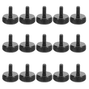 SHOWERORO 30pcs M3 دليل بدوره حالة الكمبيوتر مسامير الإبهام لملحقات الكمبيوتر المكتبي الأسود المضادة للانزلاق الموضوع تثبيت إمدادات الطاقة وتركيب فتحة Pci in Kuwait