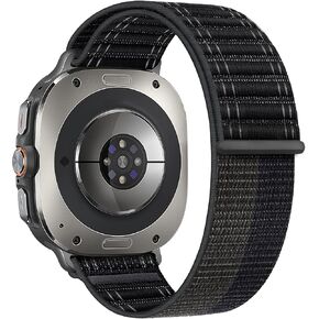 سوار قماش YuiYuKa لساعة Galaxy Watch Ultra Bands (2025/2024) 47 مم، حزام رياضي من النايلون الناعم قابل للتعديل بديل منسوج لساعة Samsung Galaxy Watch Ultra Band 47 مم للرجال والنساء in Kuwait