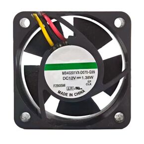 MB40201VX-D070-G99 DC 12V 1.38W 40x40x20mm 3-Wire Cooling Fan in Kuwait