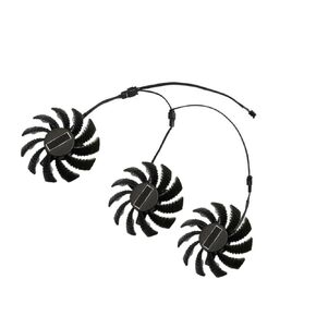 OUNONA Gpu Fan 75mm بديلة لتبريد بطاقة الرسومات، مبرد هواء لبطاقة الفيديو متوافق مع Pld08010s12h، جزء وحدة معالجة الرسومات للكمبيوتر لتبريد أجهزة الكمبيوتر المكتبية in Kuwait