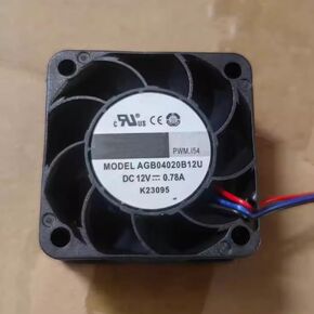 AGB04020B12U DC 12V 0.78A 40x40x20mm 3-Wire Cooling Fan in Kuwait