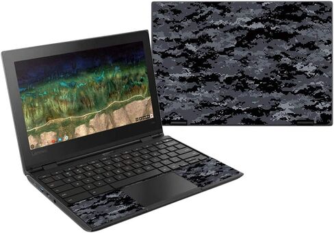 غلاف MightySkins متوافق مع Lenovo 500E Chromebook 11.6" (2018) - مموه رقمي | غطاء تغليف من الفينيل واقٍ ومتين وفريد ​​من نوعه | سهل التطبيق والإزالة وتغيير الأنماط | صنع في الولايات المتحدة الأمريكية in Kuwait