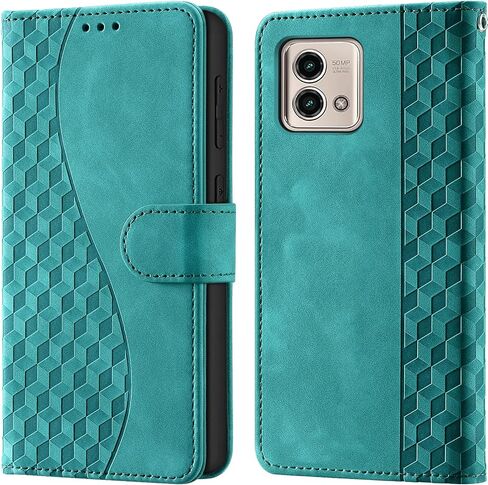for Motorola Moto G Stylus 5G 2023 Wallet Case with Card Holder, RFID Blocking Credit Slots Kickstand Shockproof Phone Cover Fit for Moto G Stylus 5G 2023 Phone Case Turquoise in Saudi Arabia
