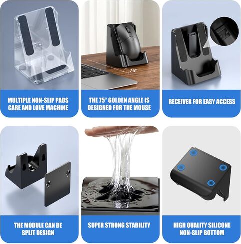 ABS Stand Wall Mountable for Gaming Offices with Double Fixation Black White ABS Rack in Saudi Arabia
