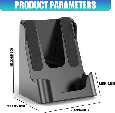 ABS Stand Wall Mountable for Gaming Offices with Double Fixation Black White ABS Rack in Saudi Arabia