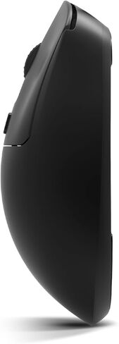 KROM KLEVER BLACK - ماوس ألعاب لاسلكي خفيف الوزن، 55 جرام، مستشعر بصري دقيق Pixart PMW 3325، 6 أزرار، 6 مستويات DPI تصل إلى 10000، جهاز استقبال لاسلكي 2.4 جيجا هرتز، USB، أسود. in Kuwait