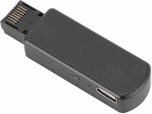 Naroote Tool USB Adapter, Ethernet Type C Cable with Plug and Play Function, Black Aluminum Alloy Web Server Adapter, Ideal for FW 9.0 11.0 Systems in Kuwait