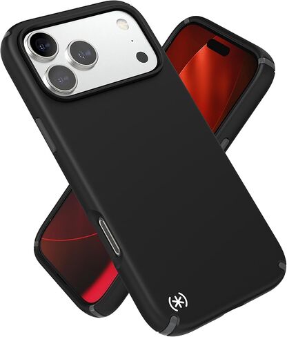 Speck PRESIDIO2 PRO for iPhone 17 Pro Max Case, MagSafe-Compatible, Slim Protective Case, Black/Slate Grey/White in Kuwait