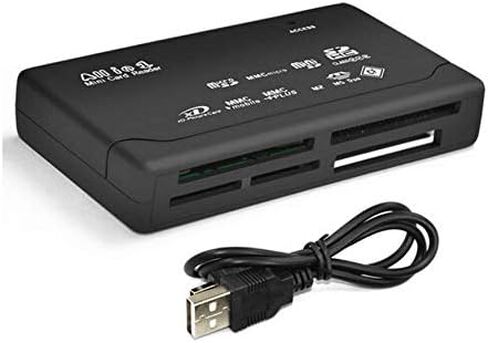 Memory Card Reader Mini 26-in-1 USB 2.0 High Speed for CF xD SD MS Duo SDHC Portable Plug and Play in Kuwait