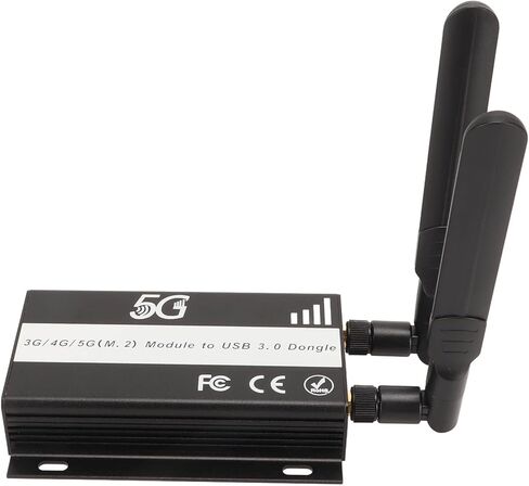محول NGFF M.2 Key B إلى USB 3.0، محول الشبكة مع فتحة SIM، يدعم SIM MicroSIM Nano SIM لوحدات LTE 4G 5G، يتضمن هوائيات وكابل USB 3.0 in Kuwait