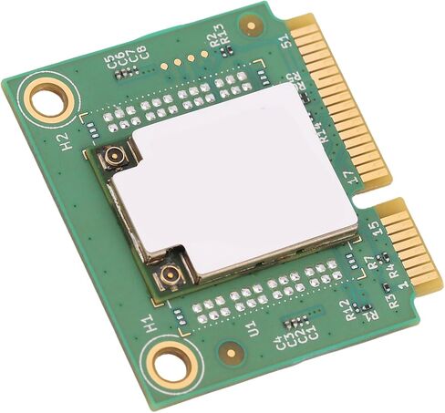 بطاقة Yunseity WiFi 6E MINI PCIE اللاسلكية، نطاق ثلاثي 2.4G 5G 6G 2882Mbps Bluetooth 5.3 WPA3 محول شبكة الكمبيوتر المشفرة، مع هوائيات OFDMA MU MIMO المزدوجة 8dBi، لـ 10 11 in Kuwait
