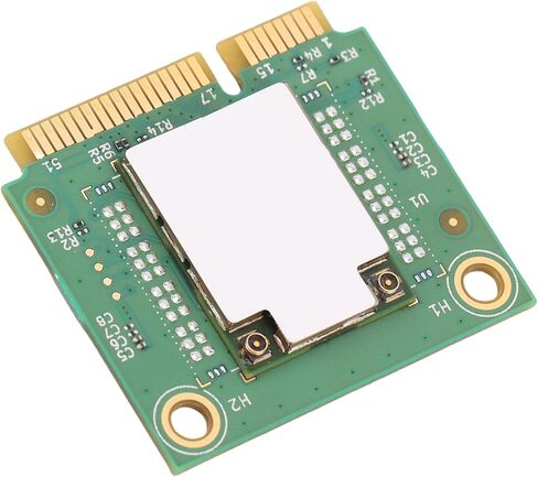 بطاقة Yunseity WiFi 6E MINI PCIE اللاسلكية، نطاق ثلاثي 2.4G 5G 6G 2882Mbps Bluetooth 5.3 WPA3 محول شبكة الكمبيوتر المشفرة، مع هوائيات OFDMA MU MIMO المزدوجة 8dBi، لـ 10 11 in Kuwait