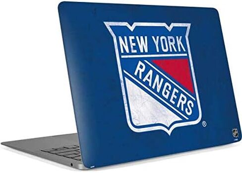 غلاف كمبيوتر محمول من Skinit متوافق مع جهاز MacBook Air 13in Retina (2018-2019) - تصميم مرخص رسميًا من NHL New York Rangers in Kuwait