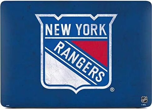 غلاف كمبيوتر محمول من Skinit متوافق مع جهاز MacBook Air 13in Retina (2018-2019) - تصميم مرخص رسميًا من NHL New York Rangers in Kuwait