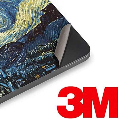 ملصق Skinit للكمبيوتر المحمول متوافق مع جهاز MacBook Air 13in Retina (2018-2019) - مصمم في الأصل لفان جوخ - تصميم ليلة النجوم in Kuwait