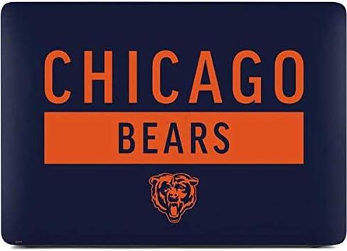 Skinit Decal Laptop Skin Compatible with MacBook Air 13in Retina (2018-2019) - Officially Licensed NFL Chicago Bears Blue Performance Series Design in Kuwait