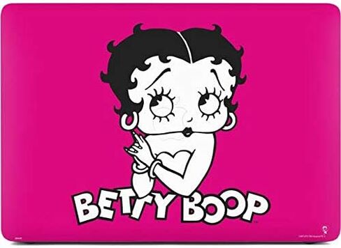Skinit Decal Laptop Skin Compatible with MacBook Air 13in Retina (2018-2019) - Officially Licensed Betty Boop Betty Boop Pink Background Design in Kuwait