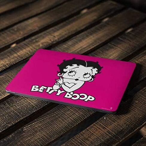 Skinit Decal Laptop Skin Compatible with MacBook Air 13in Retina (2018-2019) - Officially Licensed Betty Boop Betty Boop Pink Background Design in Kuwait