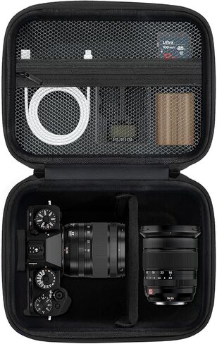 Camera Case for Fujifilm T30 III/X-T5/X-T50/X-X-T30/X-T10 Mirrorless Digital Camera Kit (Fits 16-50mm/18-55mm Lenses) (Case Only) in Kuwait