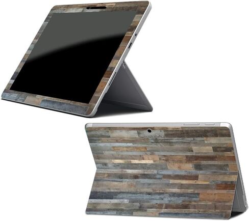 غلاف MightySkins متوافق مع Microsoft Surface Go - خشب رمادي | غطاء ملتف واقٍ ومتين وفريد ​​من نوعه من الفينيل | سهل التطبيق والإزالة وتغيير الأنماط | صنع في الولايات المتحدة الأمريكية in Kuwait