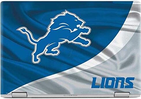 Skinit Decal Laptop Skin Compatible with EliteBook x360 1030 G3 - Officially Licensed NFL Detroit Lions Design in Kuwait