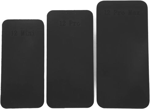 LCD Screen Repair Mat, Rubber Adhesive Removal Pad, 3Pcs for iOS 12 12Pro - Stable and Wear, Flexible Repair Tool for Screen and Motherboard in Kuwait