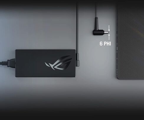 شاحن 240 وات لأجهزة الكمبيوتر المحمول Asus ROG Zephyrus M16 (2022) GU603ZX-XS92-CA مع سلك محول التيار المتردد in Kuwait