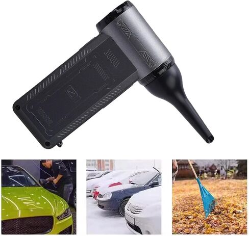 Fafeicy Handheld Air Blower 125500RPM 35.4m / s Wind Speed Compressed Air Duster for Camping and Electronics Cleaning in Kuwait