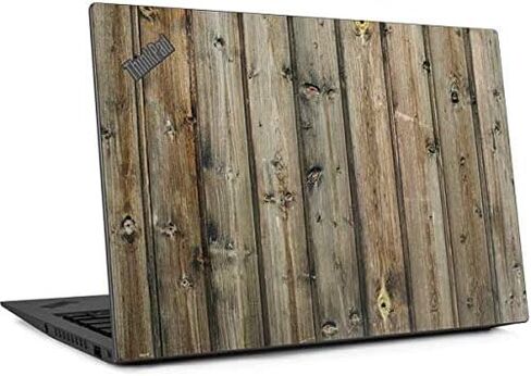 ملصق Skinit للكمبيوتر المحمول متوافق مع Thinkpad X1 Carbon (الجيل السادس 2018) - تصميم خشبي طبيعي مرخص رسميًا ومصمم في الأصل in Kuwait