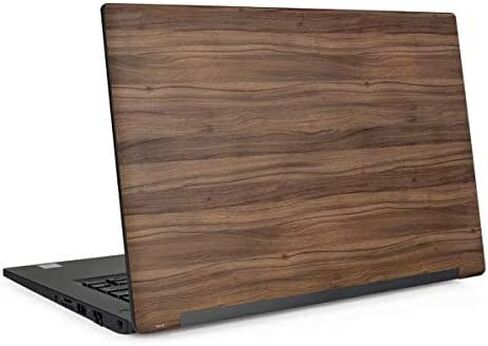 Skinit Decal Laptop Skin Compatible with Latitude 5490 - Officially Licensed Natural Walnut Wood Design in Kuwait
