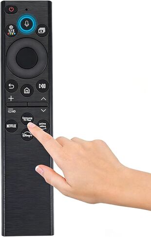 Universal Replacement Remote for Samsung TV, Voice Control, Compatible with 2019-2025 Models, No Solarcell, Easy Setup, High-Performance Remote for TV with Voice Command in Kuwait