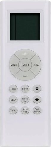 RG66A1/BGEF استبدال جهاز التحكم عن بعد AC مناسب لمضخة حرارة مكيف هواء سبليت صغير Midea Pioneer Senville Kaden RG66A2/BGEFU1 RG66B3/BGEF SENA-36MO-218 SENA36/MO9999 SENA/48HF/D SENA-09HF/ID in Kuwait