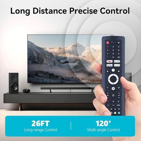جهاز التحكم عن بعد الصوتي البديل لـ SYLVOX Google Outdoor Smart TV Deck Pro 2.0، Pool Pro 2.0، سلسلة QLED BT24A1KGGB BT24A0KEGB RT22R2KHFA RT40G3KOFA KT16K0KHGA B0CLNKMC88 BT24A1KEGB in Kuwait