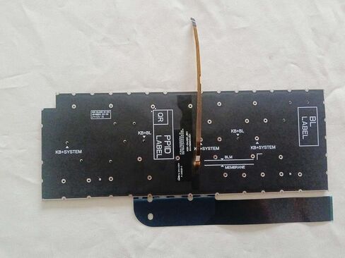 New Placement Keyboard for Dell Inspiron 14 5445 7445 16 7640 / Inspiron 14 Plus 7440 7441 Laptop Gray US Layout with Backlit in Kuwait