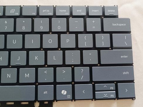 New Placement Keyboard for Dell Inspiron 14 5445 7445 16 7640 / Inspiron 14 Plus 7440 7441 Laptop Gray US Layout with Backlit in Kuwait