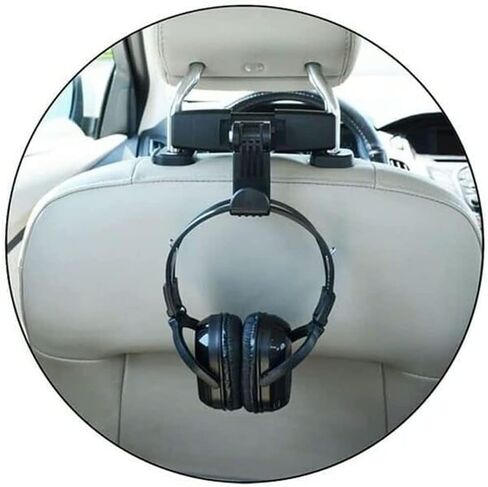 RP Accessories IR-601B Infrared Wireless Headphones and Mounts, 2-Channel Folding Universal Rear Entertainment System IR Headphone for Car TV and DVD Player Audio, Set of 4 in Kuwait