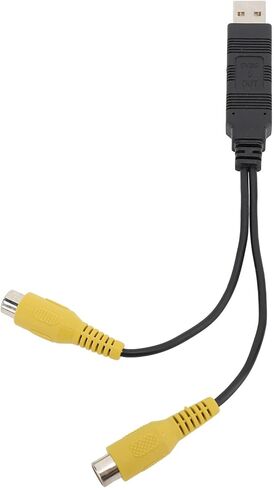 محول إخراج فيديو USB CVBS، كابل فيديو عالي الدقة لراديو السيارة AV، متوافق مع مسند الرأس وشاشات السقف، نقل سريع in Kuwait