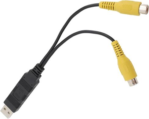محول إخراج فيديو USB CVBS، كابل فيديو عالي الدقة لراديو السيارة AV، متوافق مع مسند الرأس وشاشات السقف، نقل سريع in Kuwait