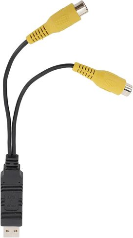 محول إخراج فيديو USB CVBS، كابل فيديو عالي الدقة لراديو السيارة AV، متوافق مع مسند الرأس وشاشات السقف، نقل سريع in Kuwait