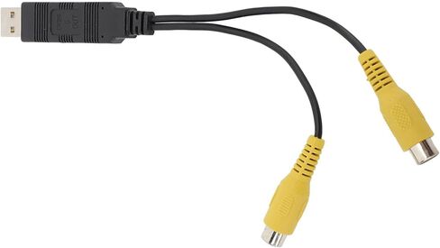 محول إخراج فيديو USB CVBS، كابل فيديو عالي الدقة لراديو السيارة AV، متوافق مع مسند الرأس وشاشات السقف، نقل سريع in Kuwait