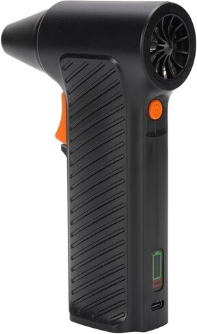 WALFRONT Electric Air Duster, ABS Material, 11000RPM Cordless Compressed Air Blower with Rechargeable Battery for Computer Keyboard and Car in Kuwait