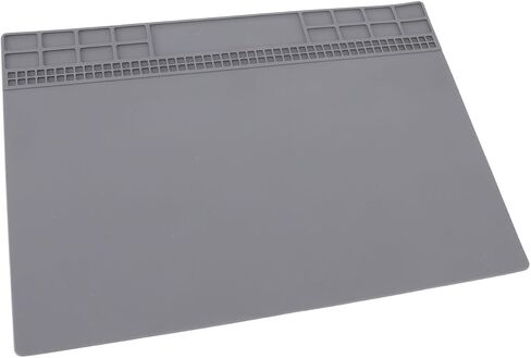 Aramox Heat Insulation Silicone Repair Mat, Non Slip Electronic Workstation with 98 Screw Storage Holes, Ideal for Soldering and Computer Repair in Kuwait