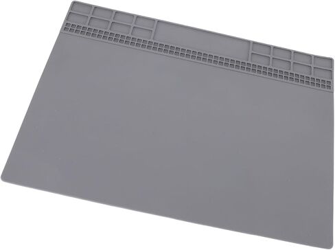 Aramox Heat Insulation Silicone Repair Mat, Non Slip Electronic Workstation with 98 Screw Storage Holes, Ideal for Soldering and Computer Repair in Kuwait