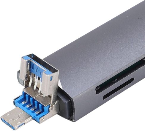 EBTOOLS 6 in 1 Multifunction Card Reader, USB 3.0 Memory Card Reader with Plug and Play, for SDXC SDHC MMC XC UHS I Cards, Compatible with 2000 to 10 in Kuwait