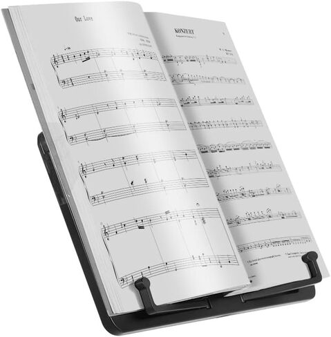 Mini Desktop Music Stand Portable Cookbook Tablet Smartphone Book Reading Document Holder in Kuwait