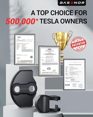 BASENOR Tesla Tablet Holder and Tesla Model Y Model 3 Door Lock Cover Protector in Kuwait
