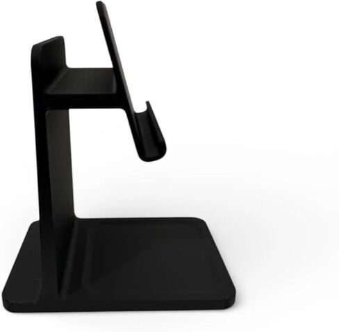 Minimalist Tablet Stand for Desk, 3D Printed Holder for Tablets up to 10 Inches, Compact Portable Desktop Stand, Black in Kuwait