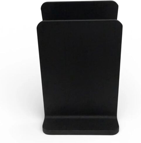 Minimalist Tablet Stand for Desk, 3D Printed Holder for Tablets up to 10 Inches, Compact Portable Desktop Stand, Black in Kuwait